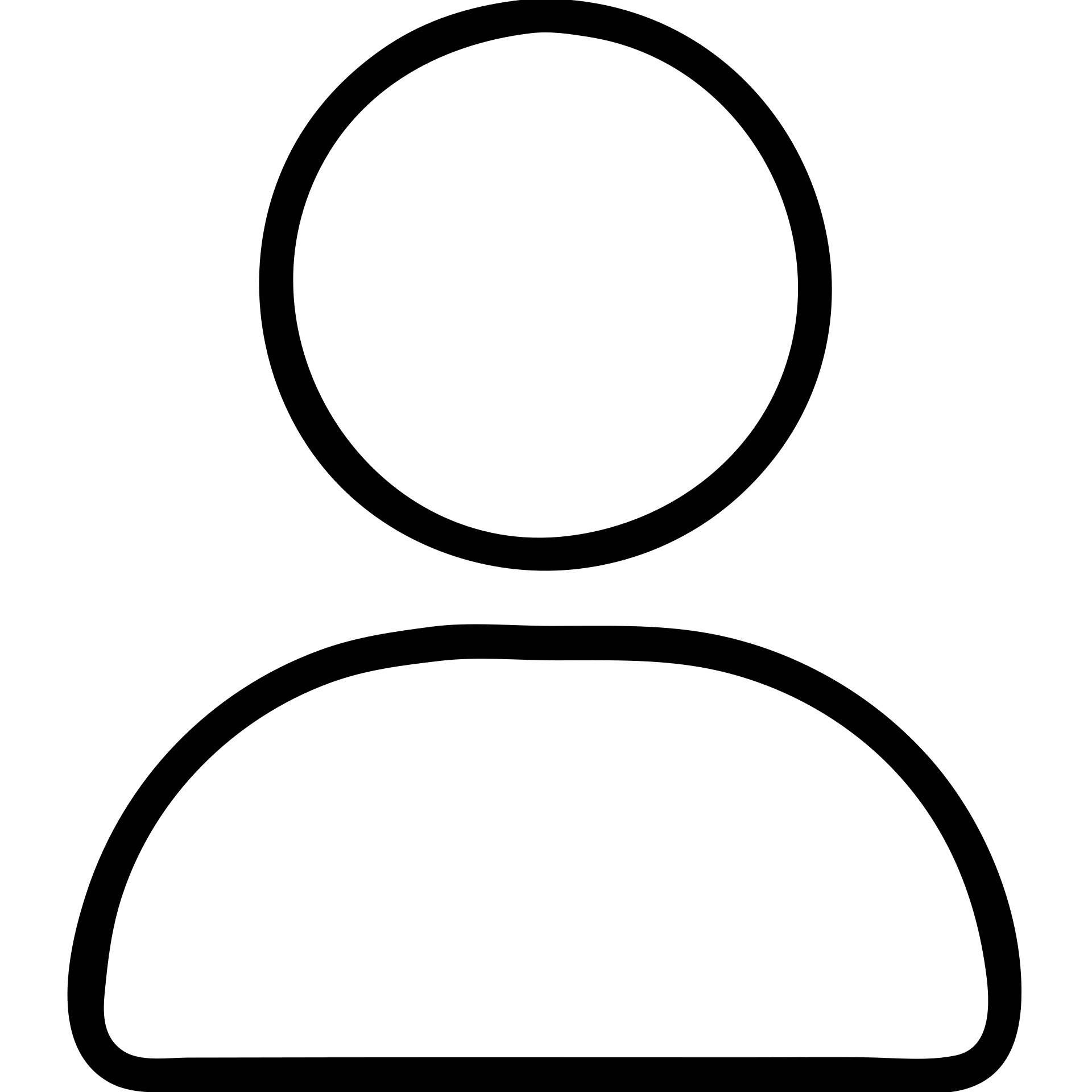 outlined icon of a client or customer, no fill emoji
