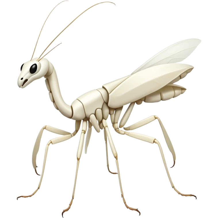 White mantis emoji