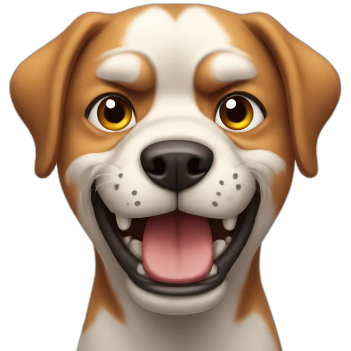 angry dog emoji