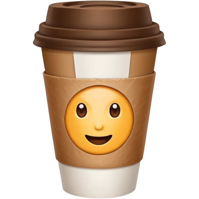 un café para llevar XXL emoji