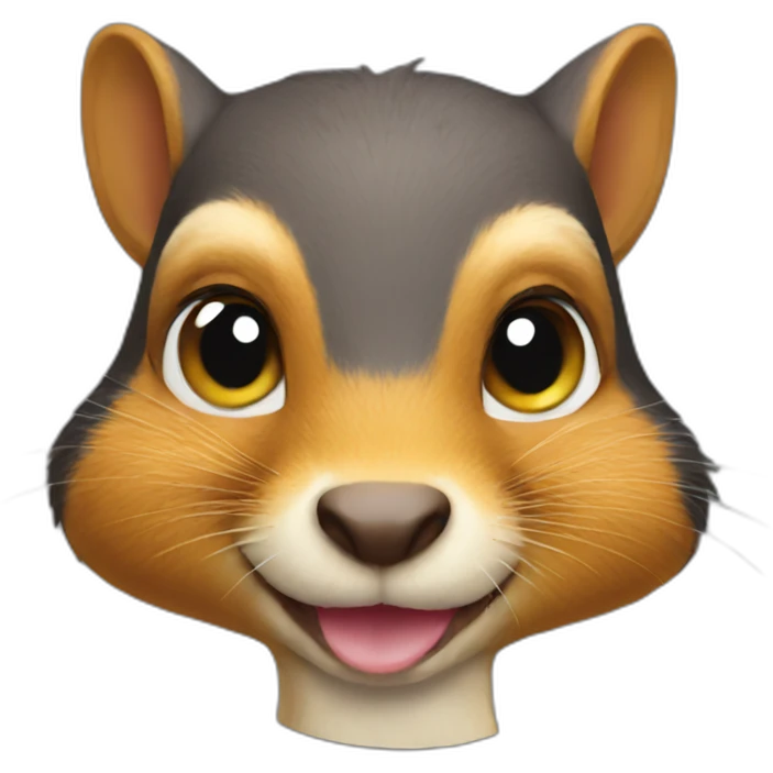 half squirrel half duck animal emoji