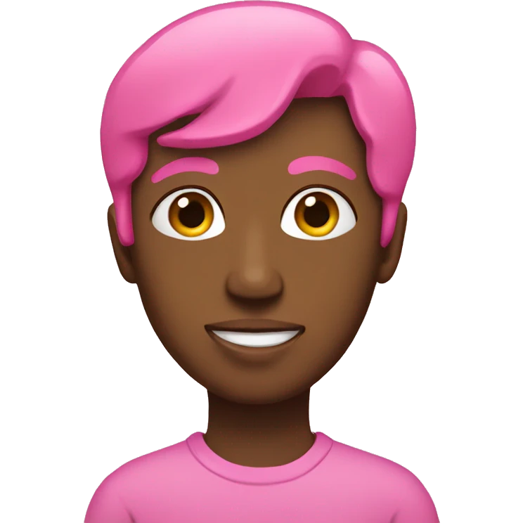 Pink  emoji
