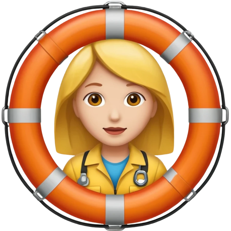 lifesaver woman emoji