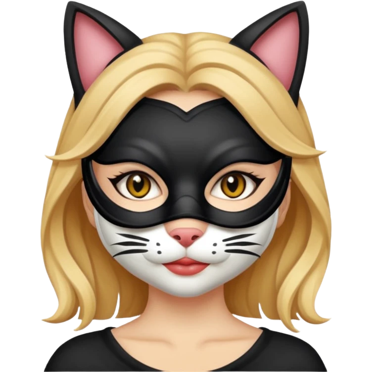Lady slayer with cat emoji