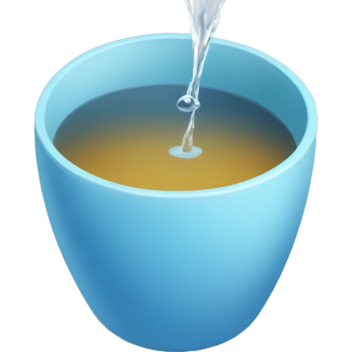 Cup of water emoji