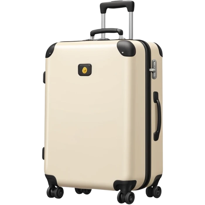 aesthetic ivory minimal suircase with wheels emoji