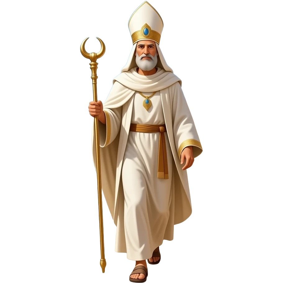 ancient israel high priest walking emoji
