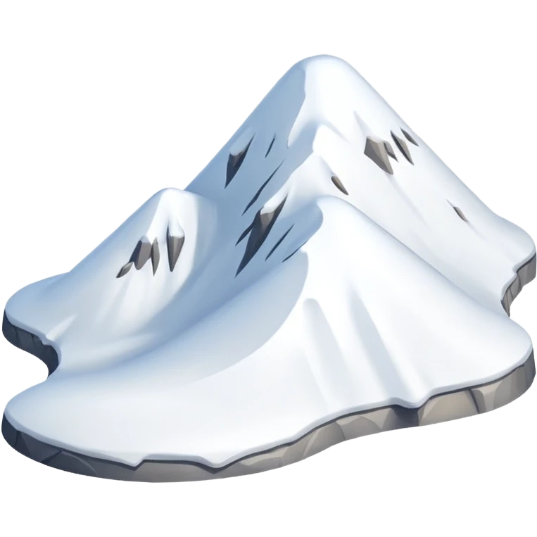 snow slope emoji