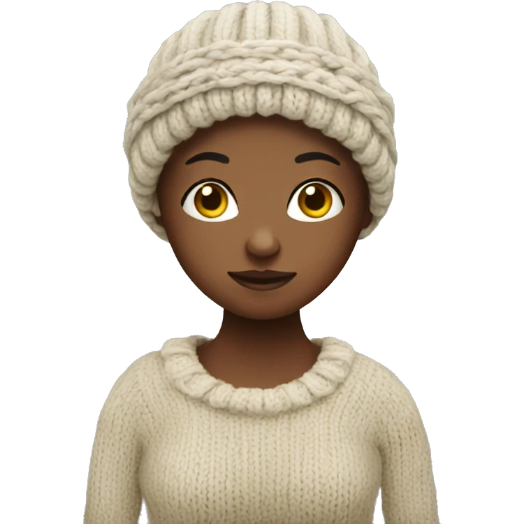 Knitring girl emoji