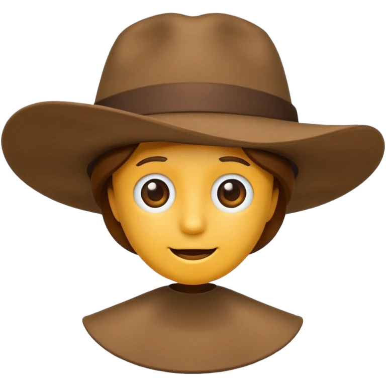 floating hat emoji