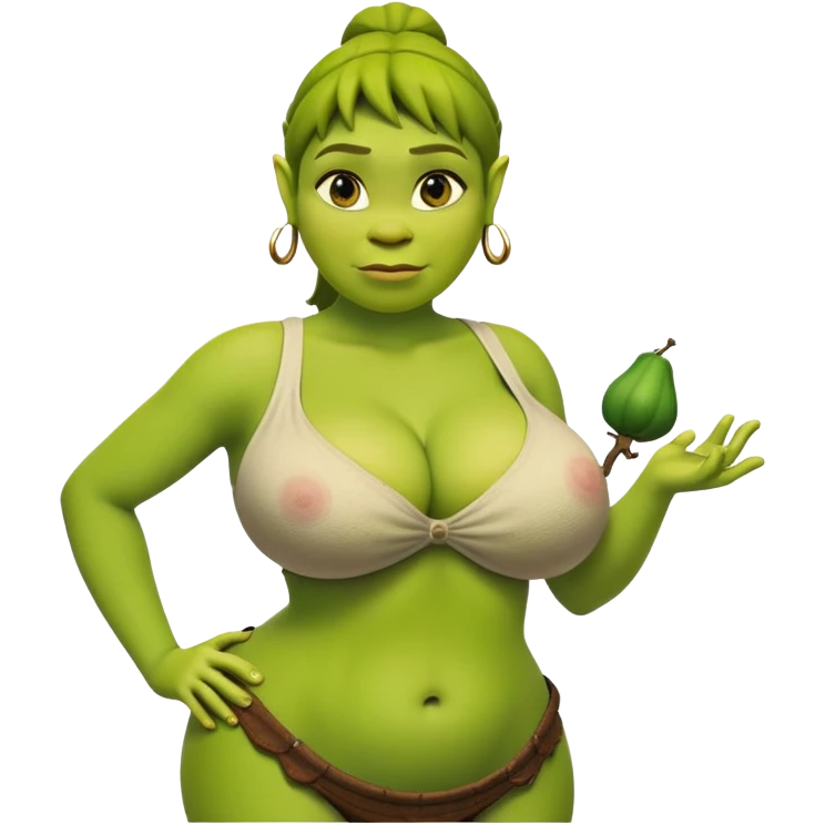 shrek with tits emoji