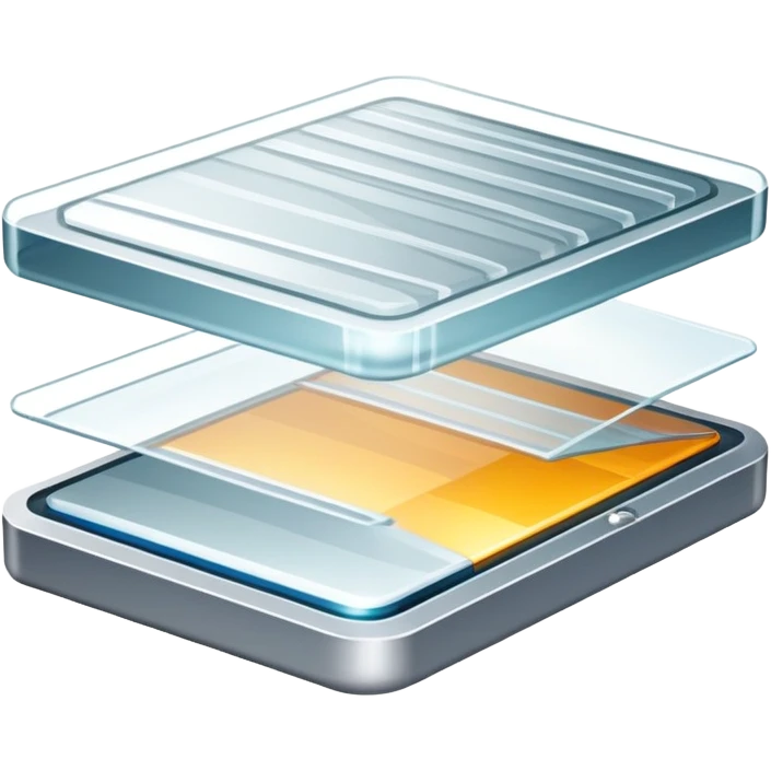Metal dielectric interface, split screen showing metallic reflective surface on one side and transparent insulating material on the other side with electromagnetic waves emoji