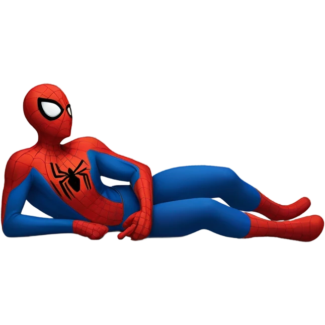 Mr spider man sleeping  emoji