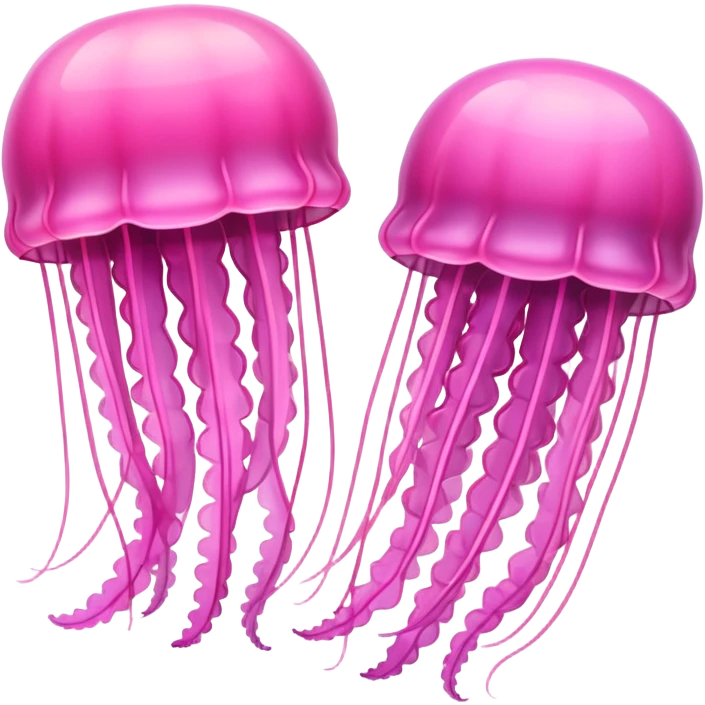 the regular jelly fish emoji but pink and longer emoji