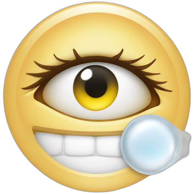Contact lenses with case and solution emoji
