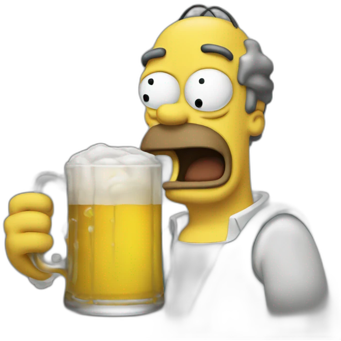 homer drunk emoji