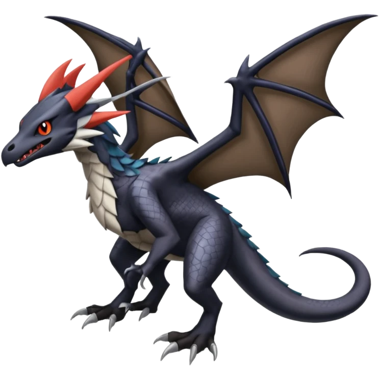 Silvally-Nargacuga-Noivern-Salandit-fusion emoji