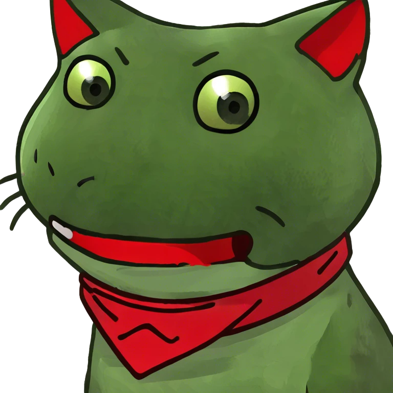 cat with bloody fangs emoji