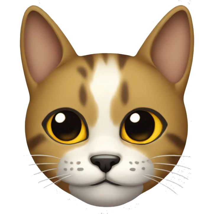 Gato con sobretodo negro y dorado  emoji