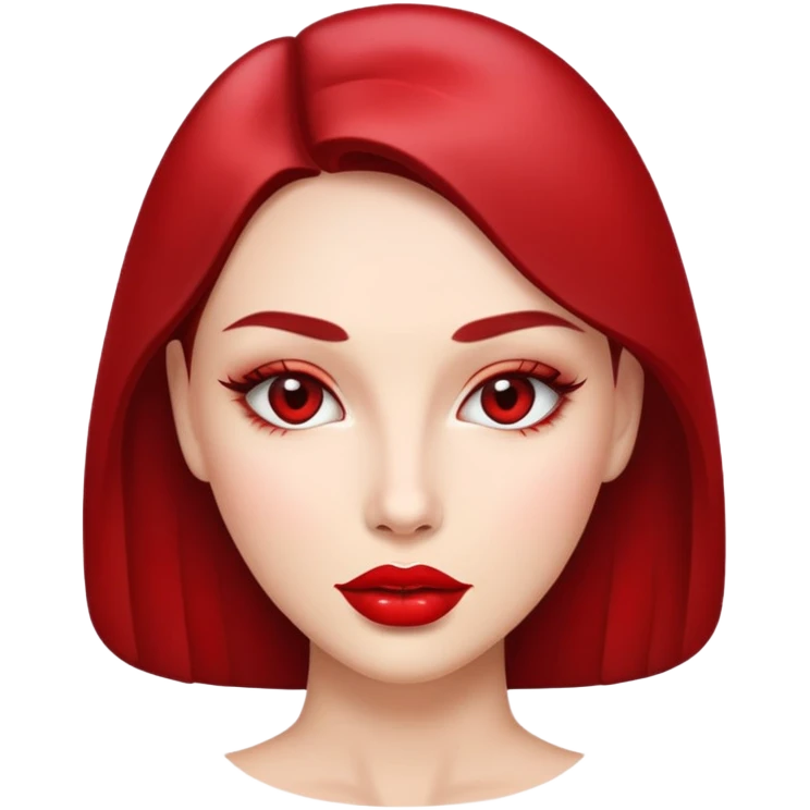 Atractive woman lips emoji