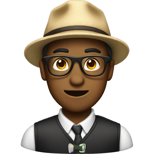 Nerd Emoji wearing an Ohio hat emoji