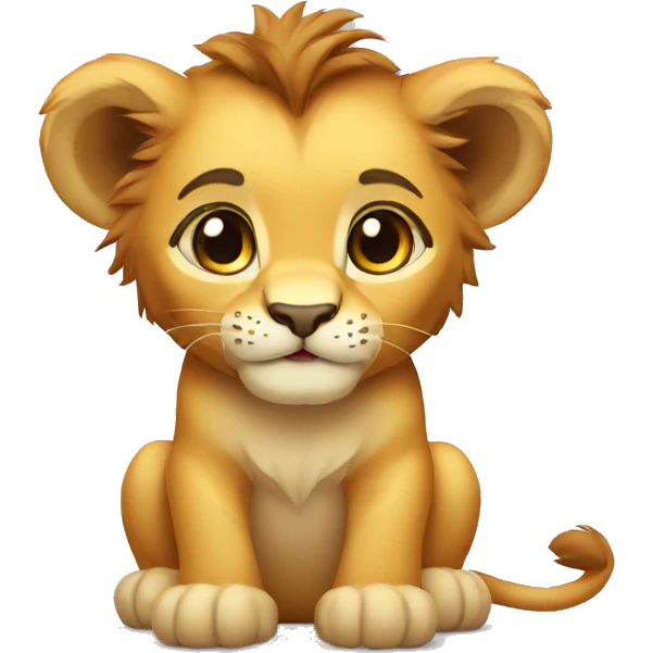 Lion cub emoji