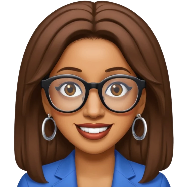Cardi B wear glasses emoji