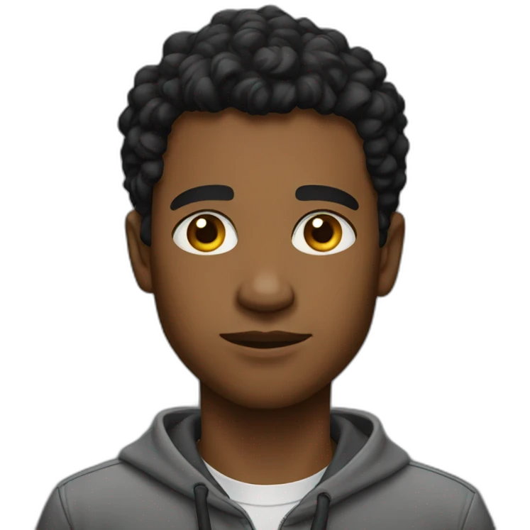 bold young men emoji