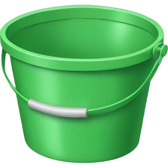 green bucket data emoji