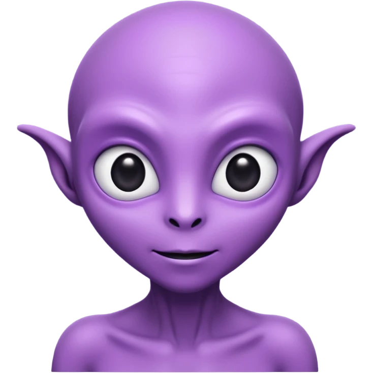 purple alien emoji