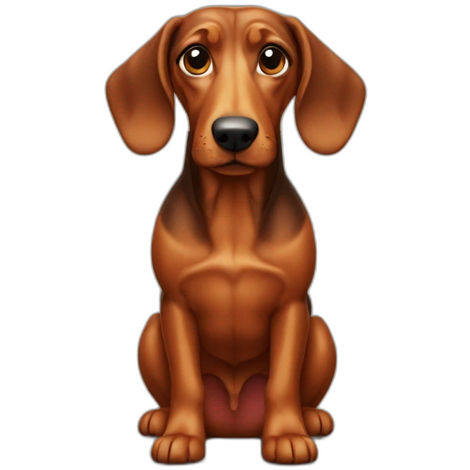 Big teckel emoji