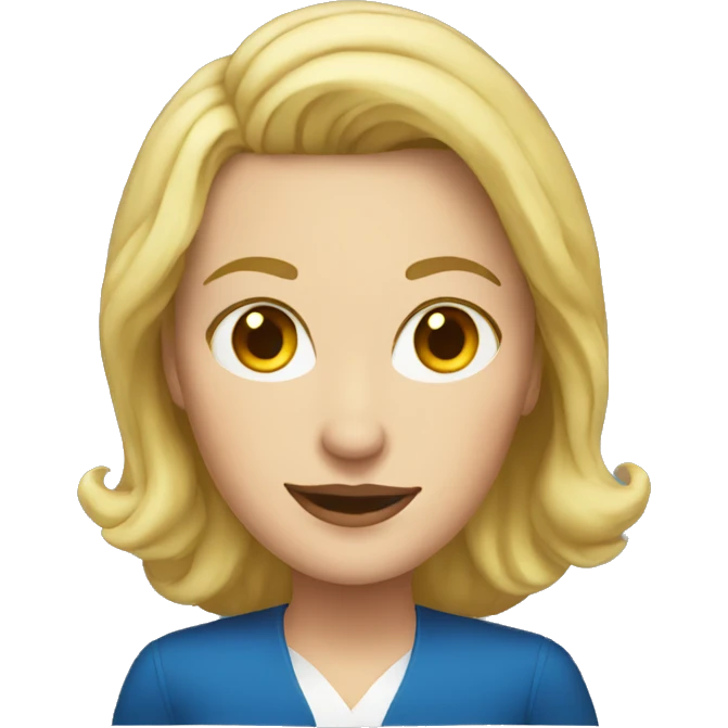 blonde lady principal emoji