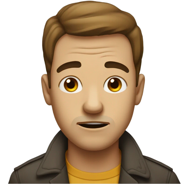 A confused person emoji