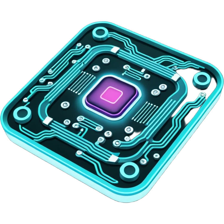 neon data chip emoji