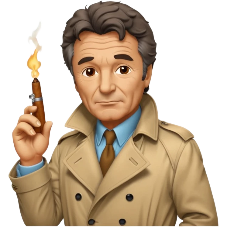 Peter Falk as Columbo emoji