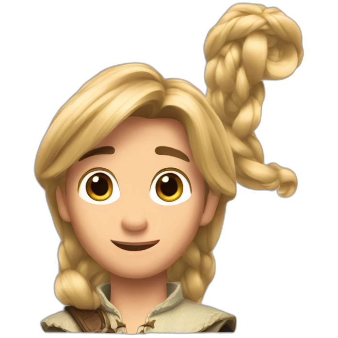 rapunzel flynn rider emoji