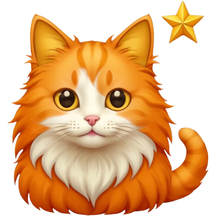 Gato com estrela emoji