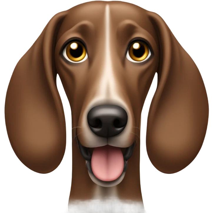 A brown dog of the Italian sighthound breed emoji
