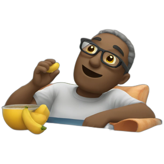 Calvo chillando emoji