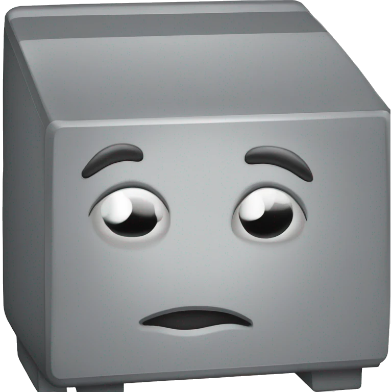 a computer saying no emoji