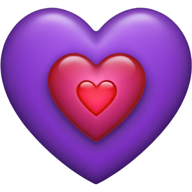 A purple heart with a "J" in it emoji