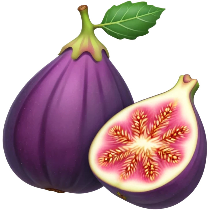 Hace la fruta higo emoji