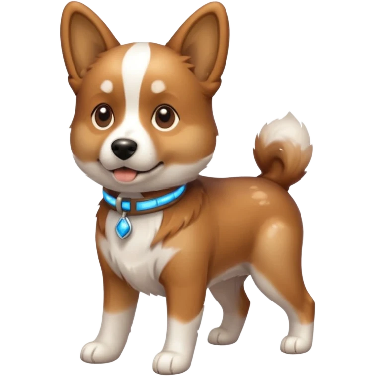 dog with teleport effect emoji