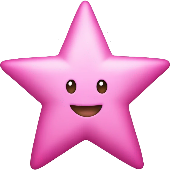 pink star emoji