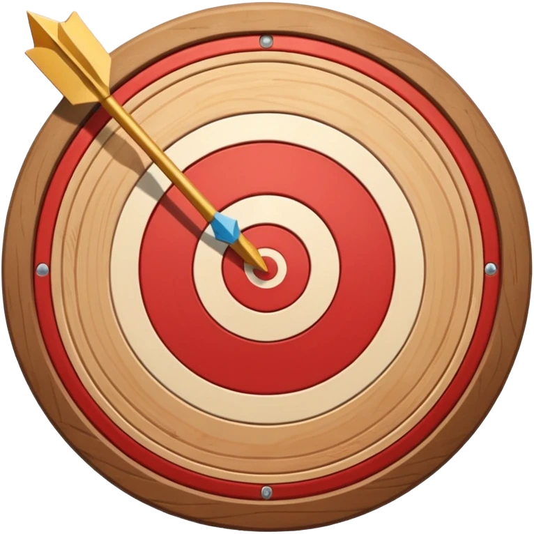 TIRO AL BLANCO CON FLECHA emoji