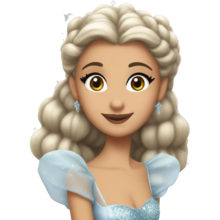 Ariana grande as Glinda bubble  emoji