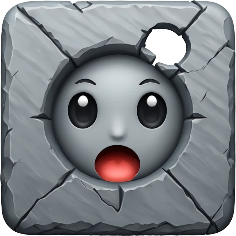 Ortası delik yamuk kare emoji