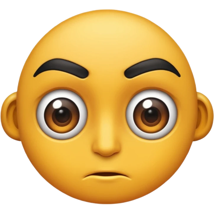 Bombastic side eye emoji