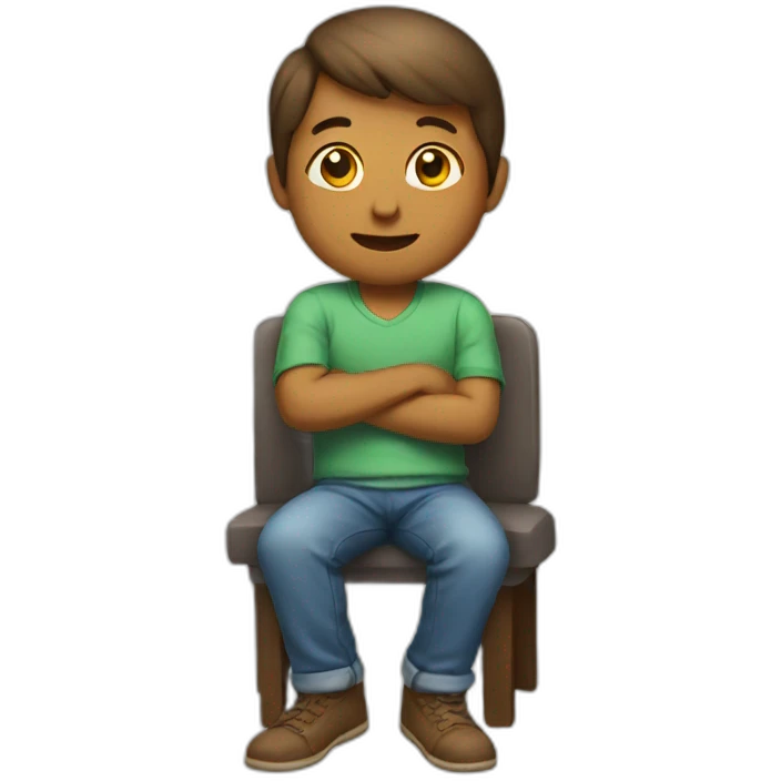 sitting emoji