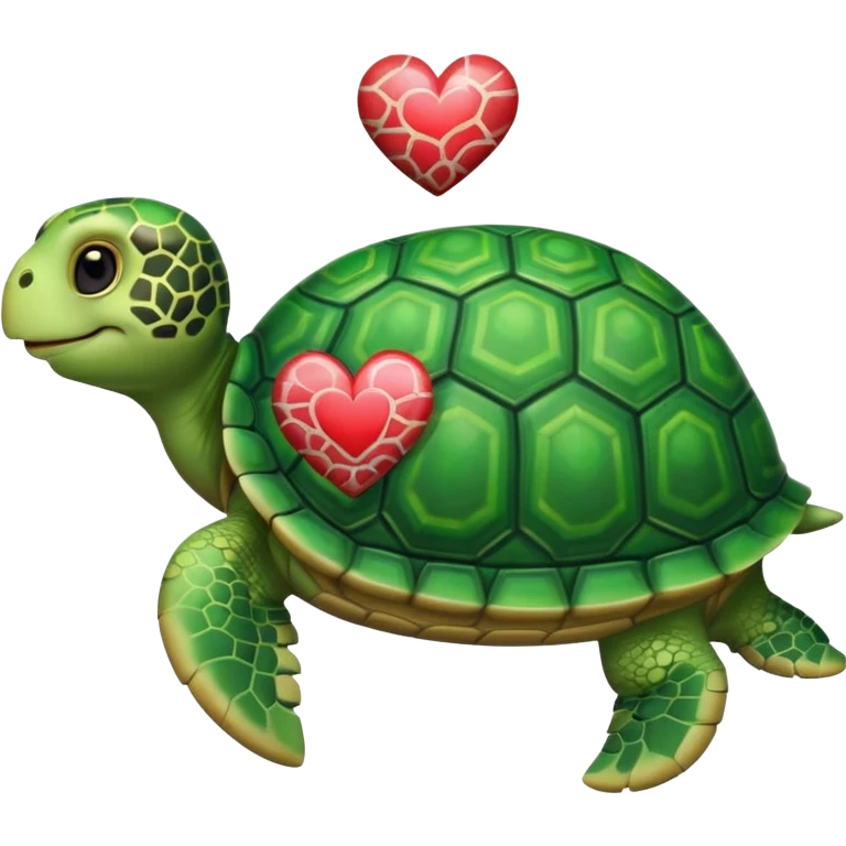 Turtle with heart  emoji